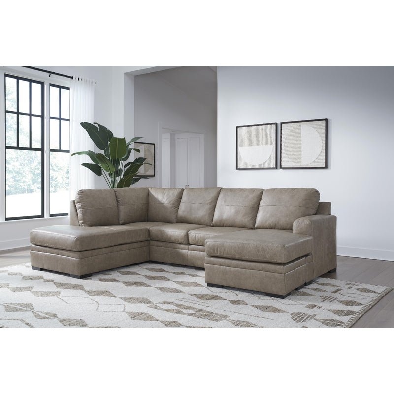 Signature Design by Ashley Amuleto Leather Match 2 pc Sectional 2240516/2240503 IMAGE 2