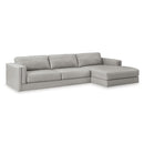 Signature Design by Ashley Amiata 57404S2 2 pc Sectional with Chaise IMAGE 1