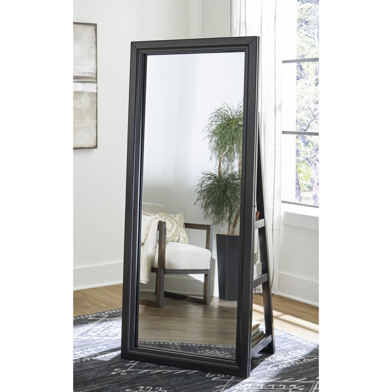  Signature Design by Ashley Evesen A8010384 Floor Standing Mirror with Storage IMAGE 4