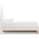 Signature Design by Ashley Wistenpine B1323B12 Twin Upholstered Panel Bed with Storage IMAGE 5