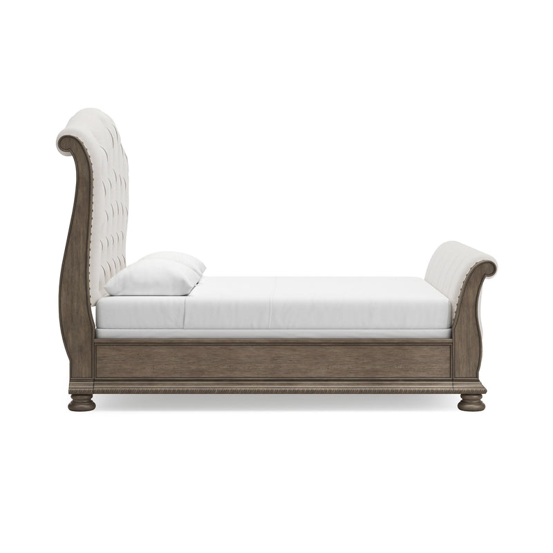 Signature Design by Ashley Ardenfield B944B2 Queen Upholstered Sleigh Bed IMAGE 3
