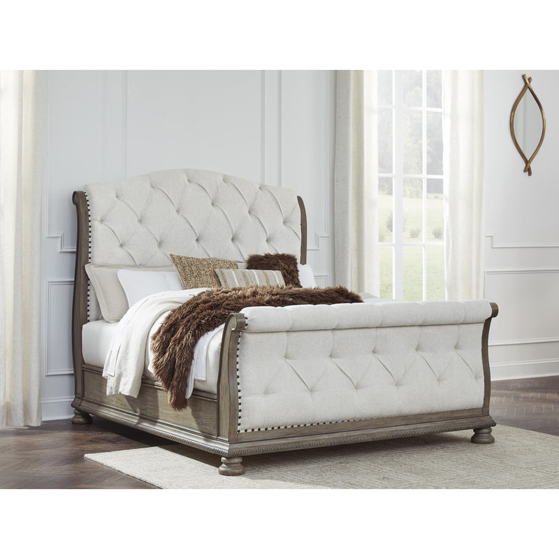 Signature Design by Ashley Ardenfield B944B2 Queen Upholstered Sleigh Bed IMAGE 4