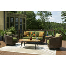  Signature Design by Ashley Horizon Hall P572-821 Swivel Lounge with Cushion IMAGE 8
