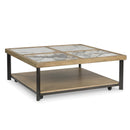  Signature Design by Ashley Montia T632-8 Square Cocktail Table IMAGE 1