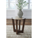  Signature Design by Ashley Tanidore T667-6 Round End Table IMAGE 4