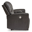  Signature Design by Ashley Boxmere U1310096 Double Reclining Power Loveseat with Console IMAGE 4