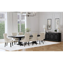  Coaster Furniture Florence 115531 126-inch Extension Dining Table - Distressed Black IMAGE 13