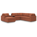 Signature Design by Ashley Modmax 92102S50 6 pc Sectional with Audio System and Chaise IMAGE 1