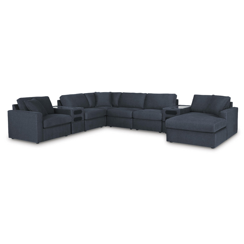 Signature Design by Ashley Modmax 92121S48 8 pc Sectional with Chaise and Audio Consoles IMAGE 1