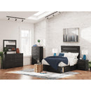 Signature Design by Ashley Hollivern B2108B16 Full Panel Bed with Storage IMAGE 9