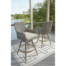  Signature Design by Ashley Seton Creek P798-130 Barstool with Cushion IMAGE 4
