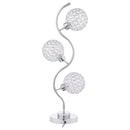  Coaster Furniture Amberley 920232 33-inch 3-light Curvy Metal Table Lamp - Silver IMAGE 1