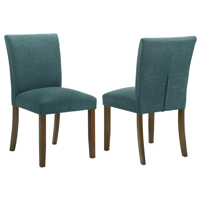  Coaster Furniture Cantley 106377 pholstered Dining Side Chair - Teal Blue IMAGE 1