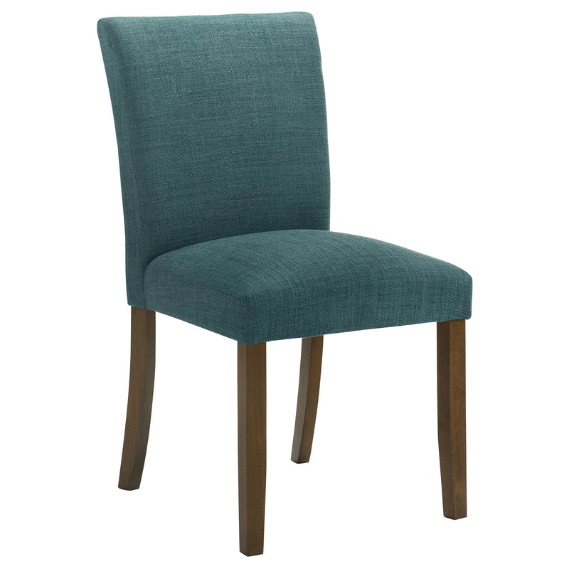  Coaster Furniture Cantley 106377 pholstered Dining Side Chair - Teal Blue IMAGE 2