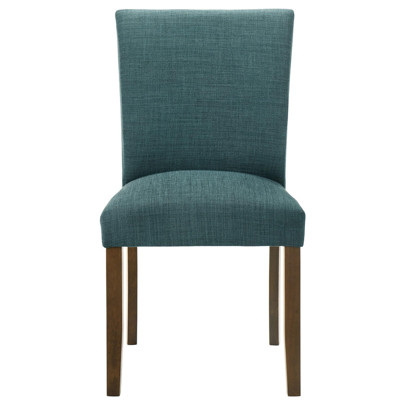  Coaster Furniture Cantley 106377 pholstered Dining Side Chair - Teal Blue IMAGE 4