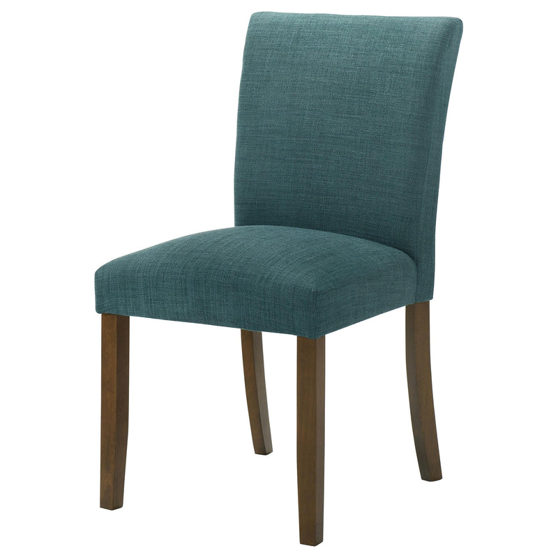  Coaster Furniture Cantley 106377 pholstered Dining Side Chair - Teal Blue IMAGE 5