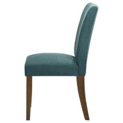  Coaster Furniture Cantley 106377 pholstered Dining Side Chair - Teal Blue IMAGE 6