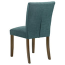  Coaster Furniture Cantley 106377 pholstered Dining Side Chair - Teal Blue IMAGE 6