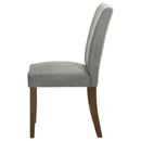  Coaster Furniture Cantley 106379 pholstered Dining Side Chair - Grey IMAGE 5