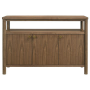  Coaster Furniture Crestmore 108575 52-inch Dining Cabinet Sideboard Buffet - Walnut IMAGE 3