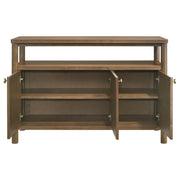  Coaster Furniture Crestmore 108575 52-inch Dining Cabinet Sideboard Buffet - Walnut IMAGE 4