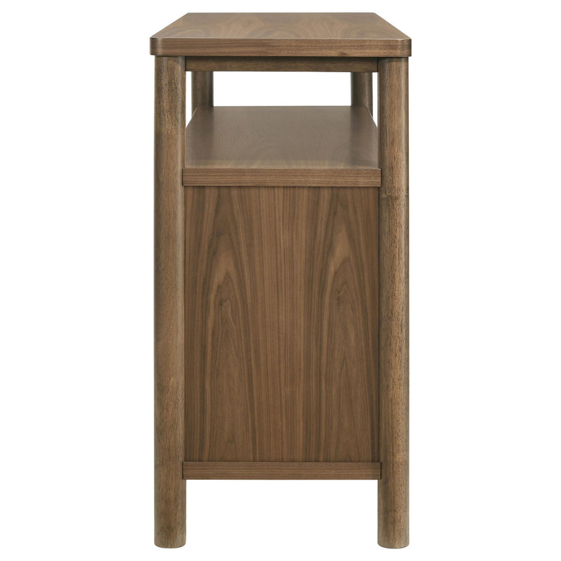  Coaster Furniture Crestmore 108575 52-inch Dining Cabinet Sideboard Buffet - Walnut IMAGE 5