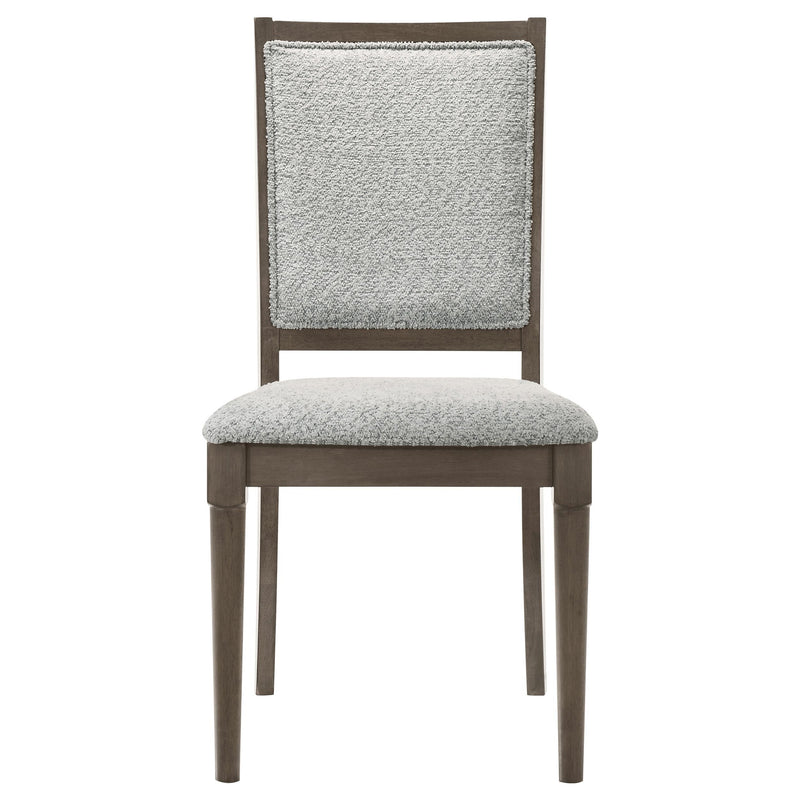 Coaster Furniture Onslow 108622 Upholstered Dining Side Chair - Dark Brown IMAGE 3