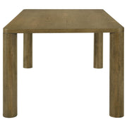  Coaster Furniture Castlewood 109351 71-inch Rectangular Wood Dining Table - Brown Oak IMAGE 4