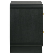  Coaster Furniture Cavelle 223662 2-Drawer Nightstand Bedside Table - Black IMAGE 9