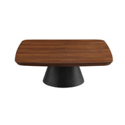  Coaster Furniture Eason 710010 2-piece Coffee Table - Set Walnut and Black IMAGE 4