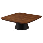  Coaster Furniture Eason 710010 2-piece Coffee Table - Set Walnut and Black IMAGE 5