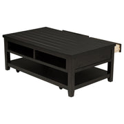  Coaster Furniture Concord 710578 2-Drawer Rectangular Coffee Table - Distressed Java IMAGE 6