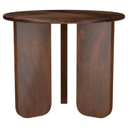  Coaster Furniture Dale 721997 Round Solid Mango Wood Side End Table - Brown IMAGE 1