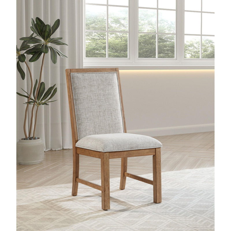  Coaster Furniture Bruner 109102 Upholstered Side Chair - Natural Brown IMAGE 3