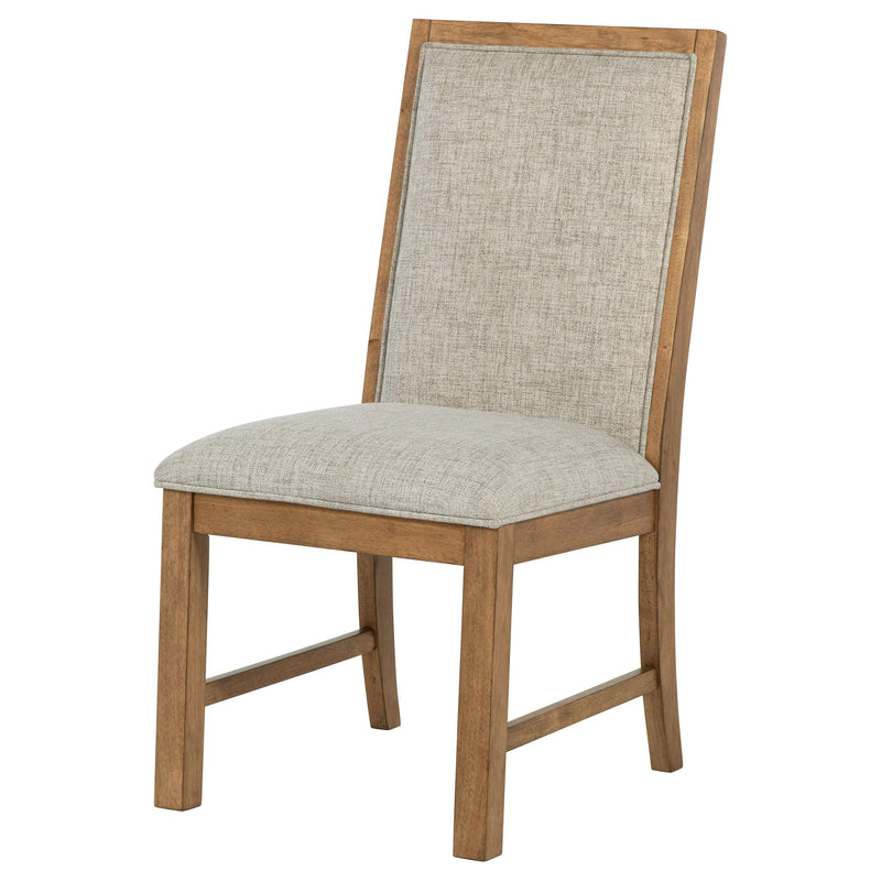  Coaster Furniture Bruner 109102 Upholstered Side Chair - Natural Brown IMAGE 5