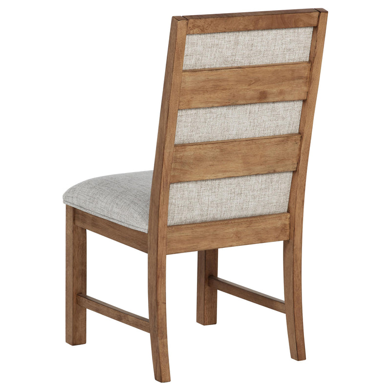  Coaster Furniture Bruner 109102 Upholstered Side Chair - Natural Brown IMAGE 7