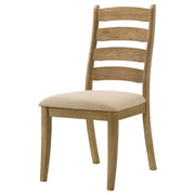  Coaster Furniture Danvers 109152 Wood Dining Side Chair - Brown Oak IMAGE 5