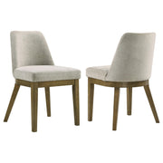  Coaster Furniture Castlewood 109352 Upholstered Side Chair - Light Tan IMAGE 1