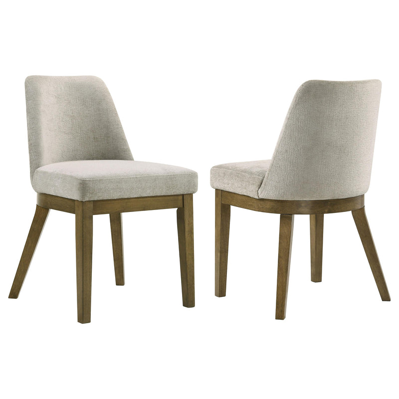  Coaster Furniture Castlewood 109352 Upholstered Side Chair - Light Tan IMAGE 1