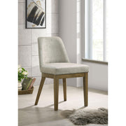  Coaster Furniture Castlewood 109352 Upholstered Side Chair - Light Tan IMAGE 3