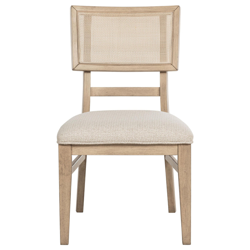  Coaster Furniture Kailani 109382 Rattan Cane Dining Side Chair - Beige Oak IMAGE 3