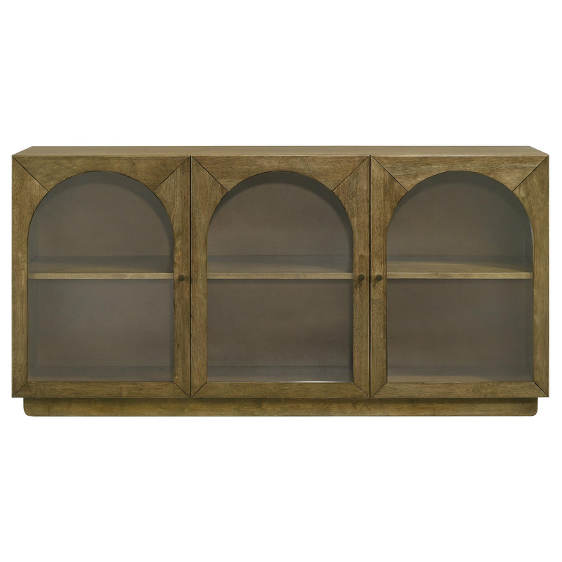  Coaster Furniture Castlewood 109355 71-inch Dining Sideboard Buffet Server - Brown Oak IMAGE 3