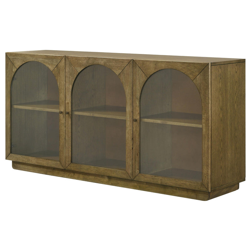  Coaster Furniture Castlewood 109355 71-inch Dining Sideboard Buffet Server - Brown Oak IMAGE 5