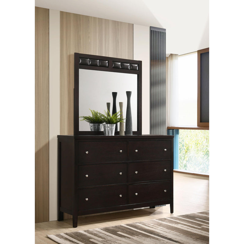 Coaster Furniture Carlton 6-Drawer Dresser with Mirror 202093M IMAGE 2