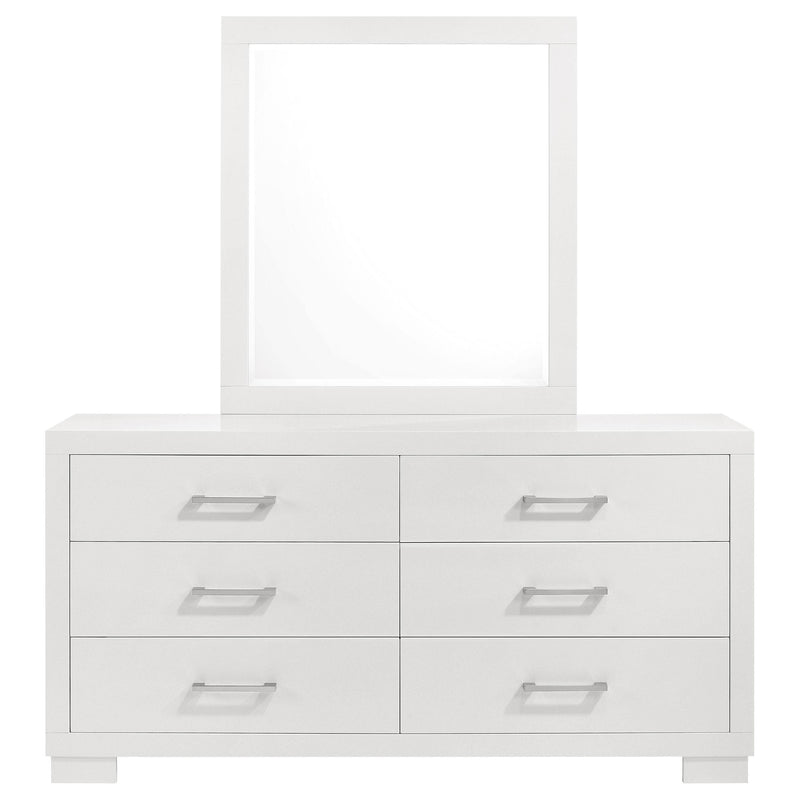 Coaster Furniture Jessica 6-Drawer Dresser with Mirror 202993M IMAGE 3