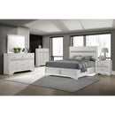 Coaster Furniture Miranda 205110KW 54-inch Upholstered California King Panel Bed - White IMAGE 7