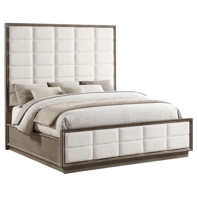 Coaster Furniture Durango 223271KE 80-inch Eastern King Panel Bed - Taupe Oak IMAGE 3