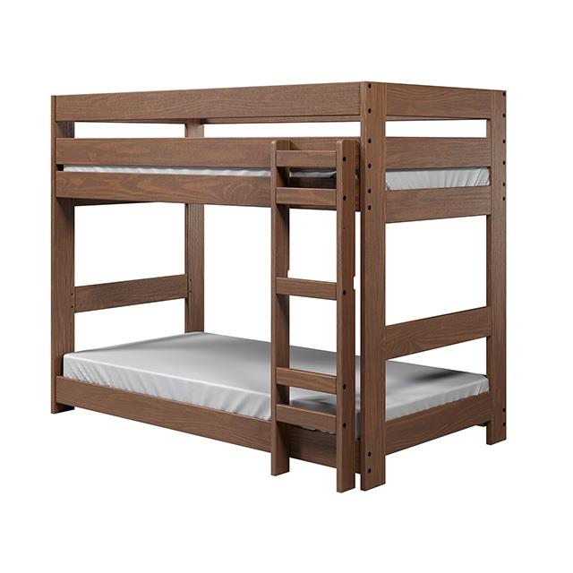 Furniture of America Melitta AM-BK300MH Twin Bunk Bed IMAGE 2