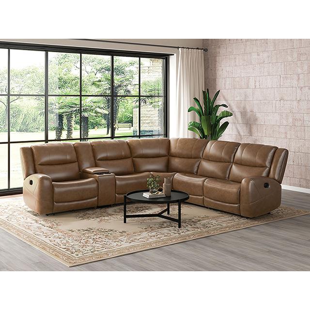 Furniture of America Leolinus CM9989BR-M-SECT Motion Sectional IMAGE 2