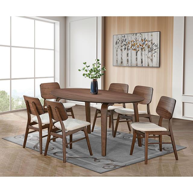 Furniture of America Narvik FM3212WN-T Dining Table IMAGE 2